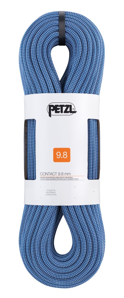 Cuerda Petzl Contact 9.8 mm 80m. Azul